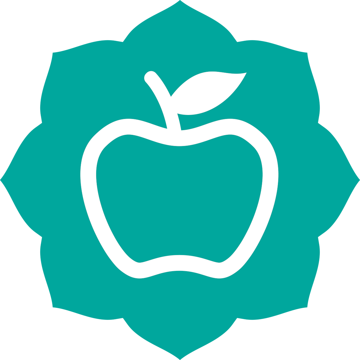 Nutrition apple icon